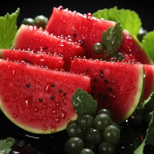 fresh-watermelon-slices-with-water-splash-clean-background