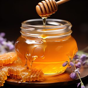 honey jar, AI generated image